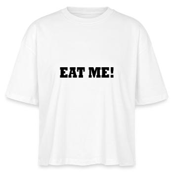Eat me - T-shirt bio NOVA Stanley/Stella Femme - blanc - Devant - Anna (173cm)