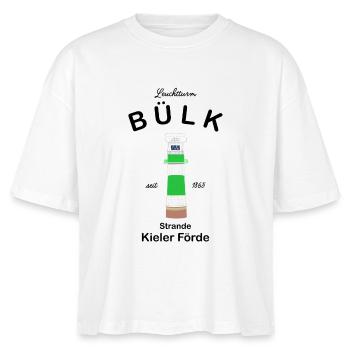 Leuchtturm Bülk, Strande, Kieler Förde, Ostsee - Stanley/Stella Frauen Boxy Bio-T-Shirt Nova - Weiß - Vorne - Anna (173cm)