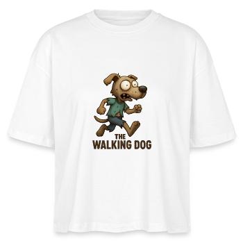 The Walking Dog Verzweifelt Lauf - Stanley/Stella Frauen Boxy Bio-T-Shirt Nova - Weiß - Vorne - Anna (173cm)