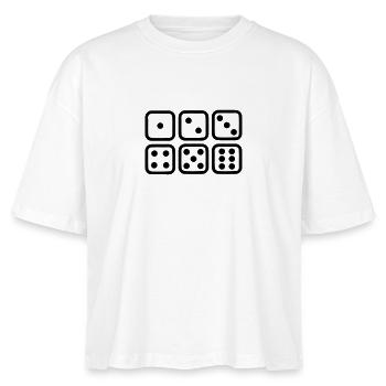 Dice - Stanley/Stella Nova Women’s Boxy Organic T-Shirt - white - Front - Anna (173cm)