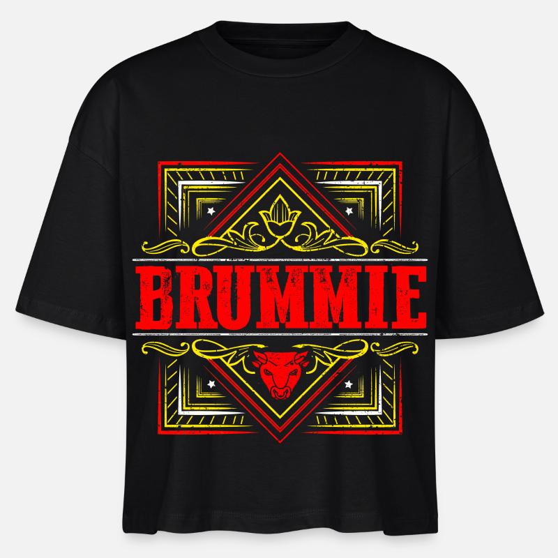 Birmingham - Brummie - 100% Brummie - Stanley/Stella Nova Women’s Boxy Organic T-Shirt - black