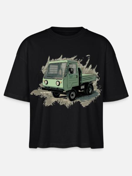 MultiCar M24 - Stanley/Stella Frauen Boxy Bio-T-Shirt Nova - Schwarz