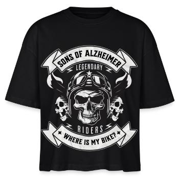Fils d’Alzheimer | Où est mon vélo ? - T-shirt bio NOVA Stanley/Stella Femme - noir - Devant - Anna (173cm)