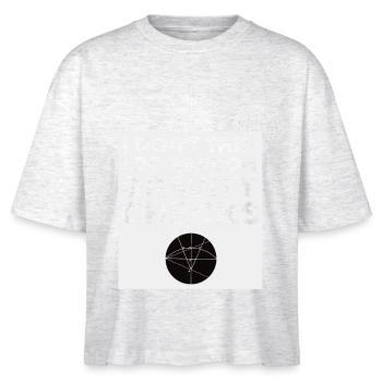 nerd Anziehung Astronomie Physik Mathe berechnung - Stanley/Stella Frauen Boxy Bio-T-Shirt Nova - Weiß meliert - Vorne - Anna (173cm)