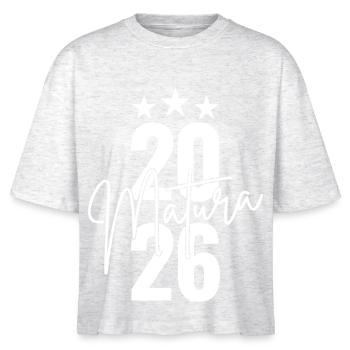 Maturité 2026 - T-shirt bio NOVA Stanley/Stella Femme - blanc chiné - Devant - Anna (173cm)