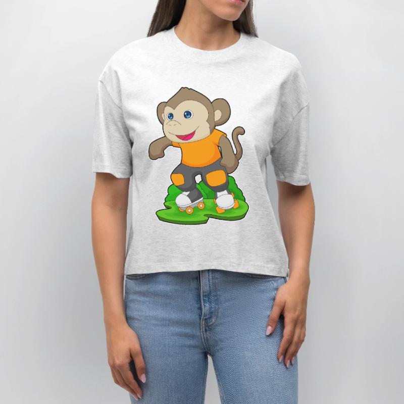 Monkey Rollers Rollers Rollers T-shirt bio NOVA Stanley/Stella Femme