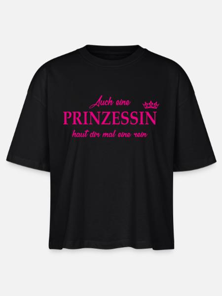 Prinzessin haut rein - Stanley/Stella Frauen Boxy Bio-T-Shirt Nova - Schwarz