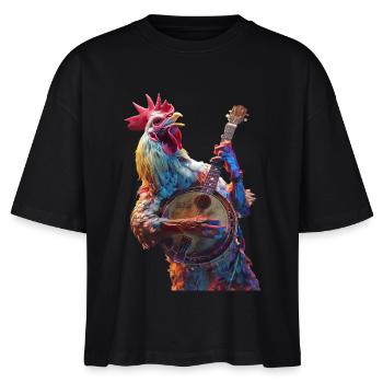 Banjo Coq - T-shirt bio NOVA Stanley/Stella Femme - noir - Devant - Anna (173cm)