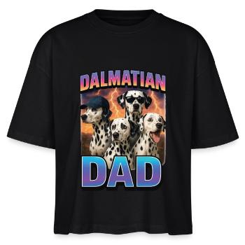 Dalmatiner - Stanley/Stella Frauen Boxy Bio-T-Shirt Nova - Schwarz - Vorne - Anna (173cm)