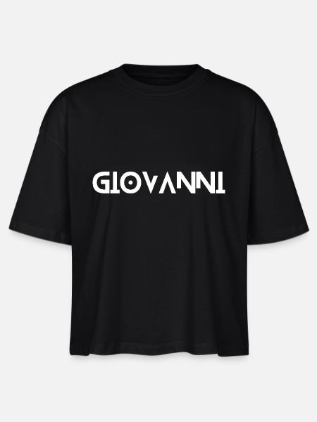 Giovanni - Stanley/Stella Frauen Boxy Bio-T-Shirt Nova - Schwarz