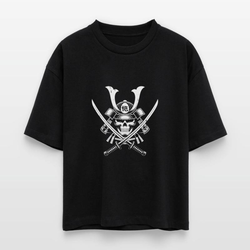 Japanischer Samurai-Krieger Stanley/Stella Frauen Boxy Bio-T-Shirt Nova