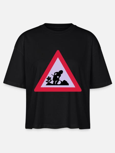 baustelle - T-shirt bio NOVA Stanley/Stella Femme - noir