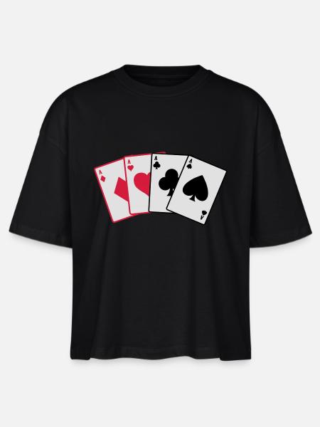 karten - Stanley/Stella Frauen Boxy Bio-T-Shirt Nova - Schwarz