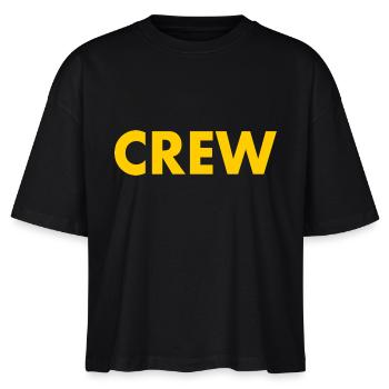 Crew - T-shirt bio NOVA Stanley/Stella Femme - noir - Devant - Anna (173cm)