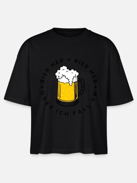 Les abeilles ici - Oder ich fall um ! - T-shirt bio NOVA Stanley/Stella Femme - noir