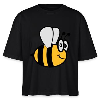Abeille drôle mignon - T-shirt bio NOVA Stanley/Stella Femme - noir - Devant - Anna (173cm)