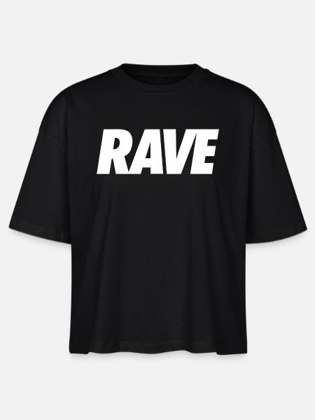 RAVE - Stanley/Stella Frauen Boxy Bio-T-Shirt Nova - Schwarz
