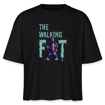 Dicker Zombie - Stanley/Stella Frauen Boxy Bio-T-Shirt Nova - Schwarz - Vorne - Anna (173cm)