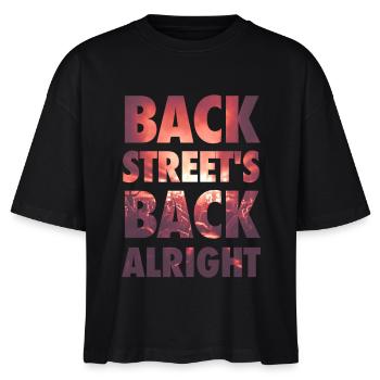 Backstreet's back alright! - Stanley/Stella Frauen Boxy Bio-T-Shirt Nova - Schwarz - Vorne - Anna (173cm)