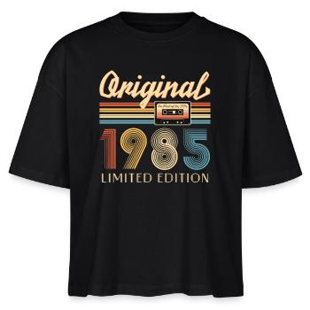 Anniversaire 40 Ans Original 1985 Cadeau Fête - T-shirt bio NOVA Stanley/Stella Femme - noir - Devant - Anna (173cm)