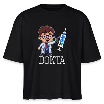 Doktor Arzt Lustig Facharzt Assistenzarzt Beruf - Stanley/Stella Frauen Boxy Bio-T-Shirt Nova - Schwarz - Vorne - Anna (173cm)