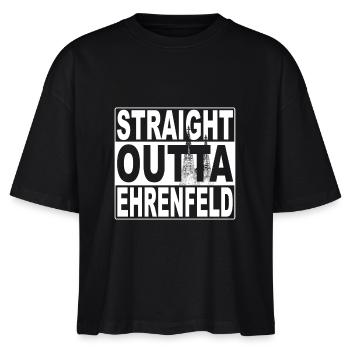 Straight Outta Ehrenfeld Kölner Dom Cologne Köln - Stanley/Stella Frauen Boxy Bio-T-Shirt Nova - Schwarz - Vorne - Anna (173cm)