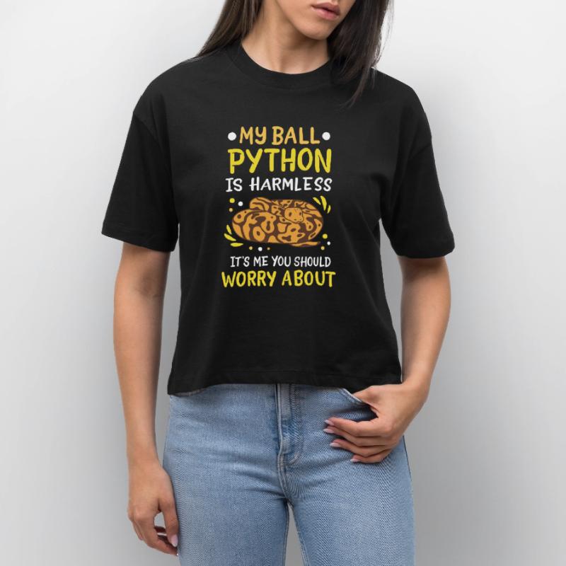 Ball Python Stanley/Stella Frauen Boxy Bio-T-Shirt Nova