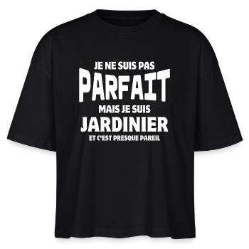 jardiner, jardinier, jardinage, super jardinier - T-shirt bio NOVA Stanley/Stella Femme - noir - Devant - Anna (173cm)