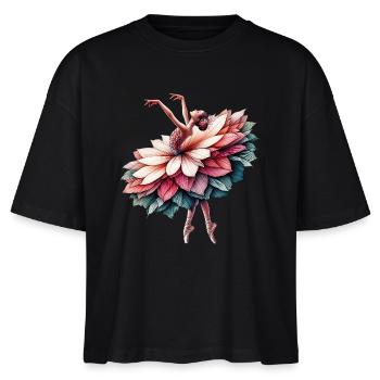 Balletttänzerin mit Tutu - Stanley/Stella Frauen Boxy Bio-T-Shirt Nova - Schwarz - Vorne - Anna (173cm)