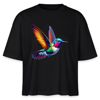Colibri - T-shirt bio NOVA Stanley/Stella Femme - noir - Devant - Anna (173cm)
