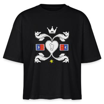 T SHIRT 976 Mayotte - T-shirt bio NOVA Stanley/Stella Femme - noir - Devant - Anna (173cm)