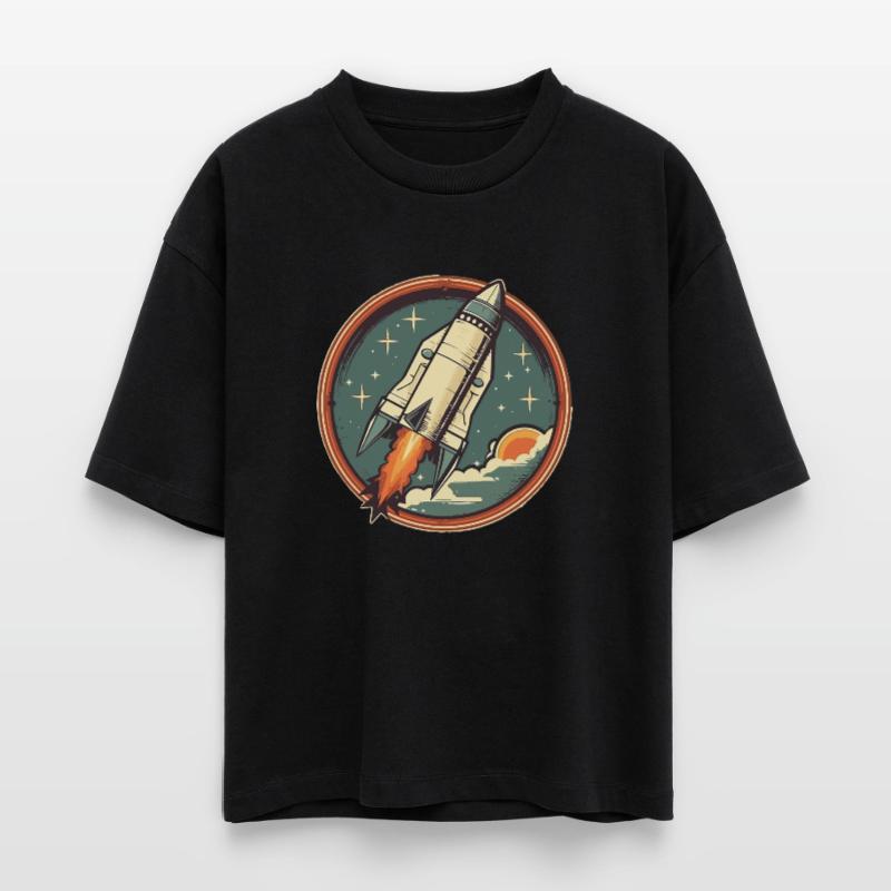 Fusée Rétro - Fusée Spatiale T-shirt bio NOVA Stanley/Stella Femme