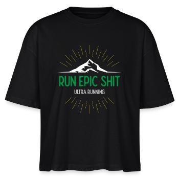 Run Epic Shit - Ultra Running - T-shirt bio NOVA Stanley/Stella Femme - noir - Devant - Anna (173cm)