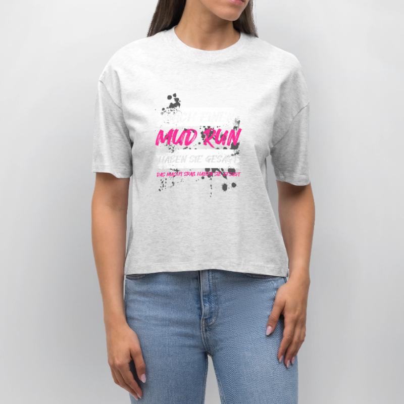 Faire une course dans la boue, une course dans la boue, une course dans la boue, une course dans la boue T-shirt bio NOVA Stanley/Stella Femme