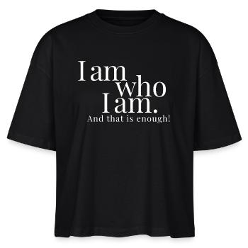 Je suis qui je suis. Et cela suffit. Bashar ! - T-shirt bio NOVA Stanley/Stella Femme - noir - Devant - Anna (173cm)