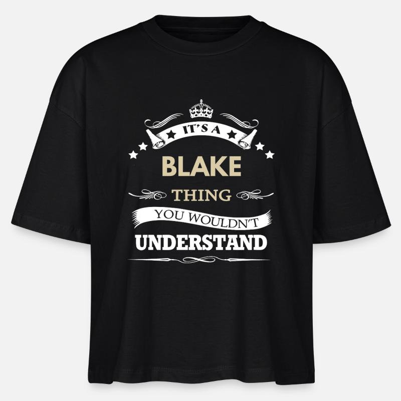 C’est un truc de Blake, tu ne comprendrais pas - T-shirt bio NOVA Stanley/Stella Femme - noir