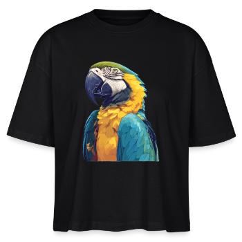 L’ère de l’ara - T-shirt bio NOVA Stanley/Stella Femme - noir - Devant - Anna (173cm)