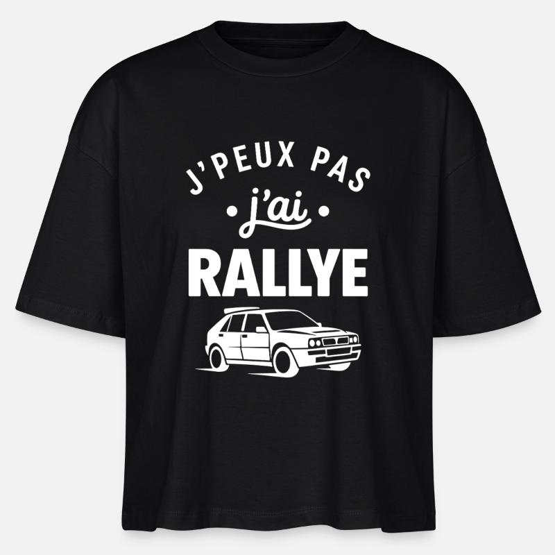 rallye - T-shirt bio NOVA Stanley/Stella Femme - noir