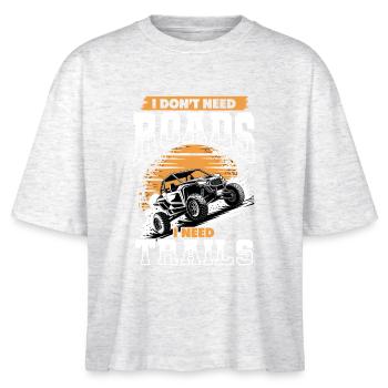 UTV Off Road 4 Wheeler Side by side - Stanley/Stella Frauen Boxy Bio-T-Shirt Nova - Weiß meliert - Vorne - Anna (173cm)