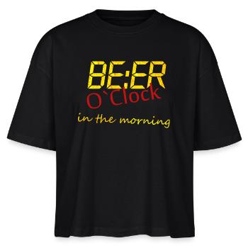 Bière du matin - T-shirt bio NOVA Stanley/Stella Femme - noir - Devant - Anna (173cm)