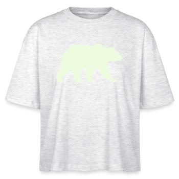 grizzly_baer- - T-shirt bio NOVA Stanley/Stella Femme - blanc chiné - Devant - Anna (173cm)