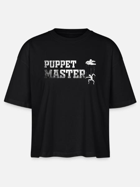 Puppet Master Marionette - Stanley/Stella Frauen Boxy Bio-T-Shirt Nova - Schwarz