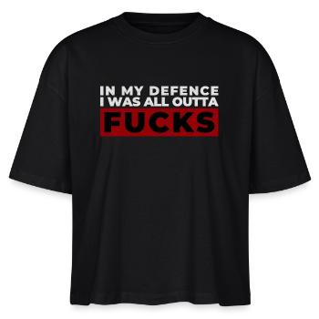 Bold Expressive Protest Design - Stanley/Stella Nova Women’s Boxy Organic T-Shirt - black - Front - Anna (173cm)