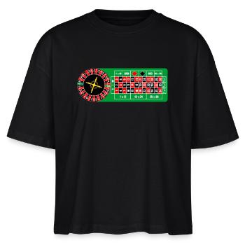 Casino de roulette - T-shirt bio NOVA Stanley/Stella Femme - noir - Devant - Anna (173cm)