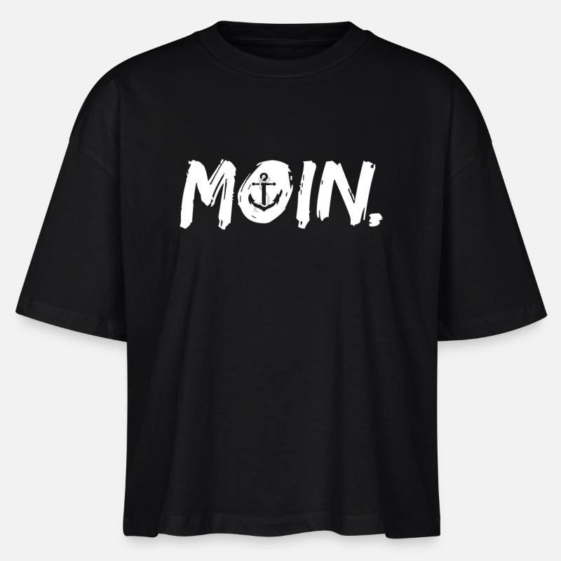 Hello ! - Stanley/Stella Nova Women’s Boxy Organic T-Shirt - black