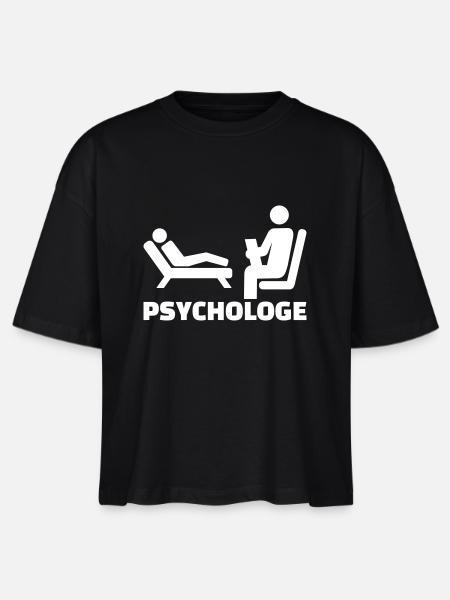 Psychologe - Stanley/Stella Frauen Boxy Bio-T-Shirt Nova - Schwarz