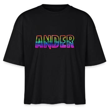 Autres arcs-en-ciel - T-shirt bio NOVA Stanley/Stella Femme - noir - Devant - Anna (173cm)