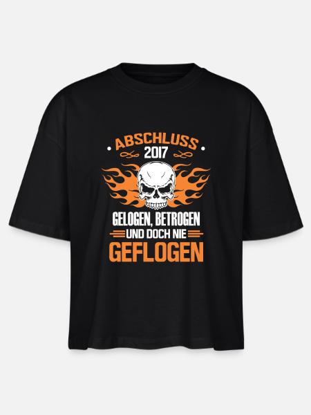 abschluss abitur 2017 - Stanley/Stella Frauen Boxy Bio-T-Shirt Nova - Schwarz
