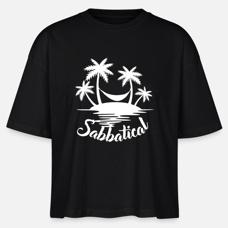 Sabbatical - Stanley/Stella Nova Women’s Boxy Organic T-Shirt - black