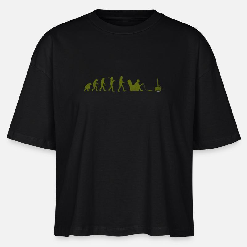Gamer Evolution - Stanley/Stella Nova Women’s Boxy Organic T-Shirt - black